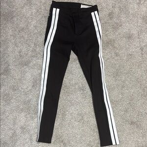 Rag & Bone Black Jeans with White Accents